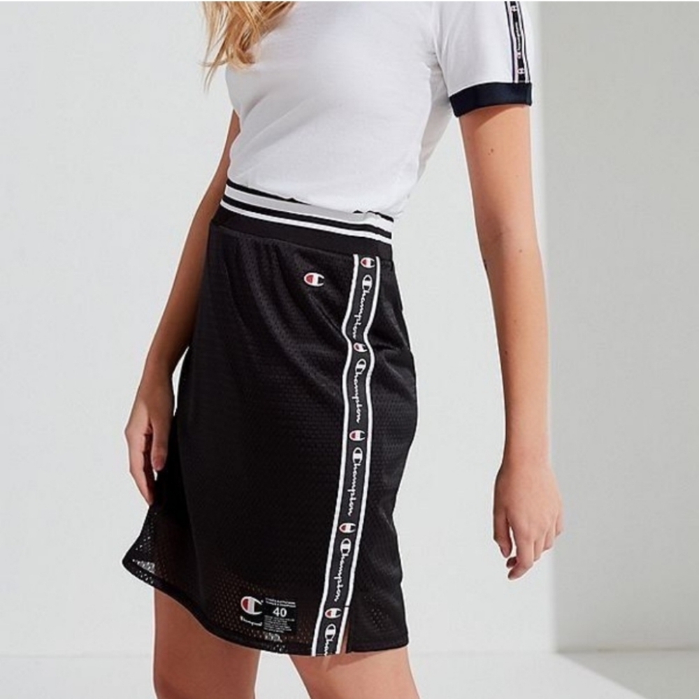 Champion Black Skirt with White Accents